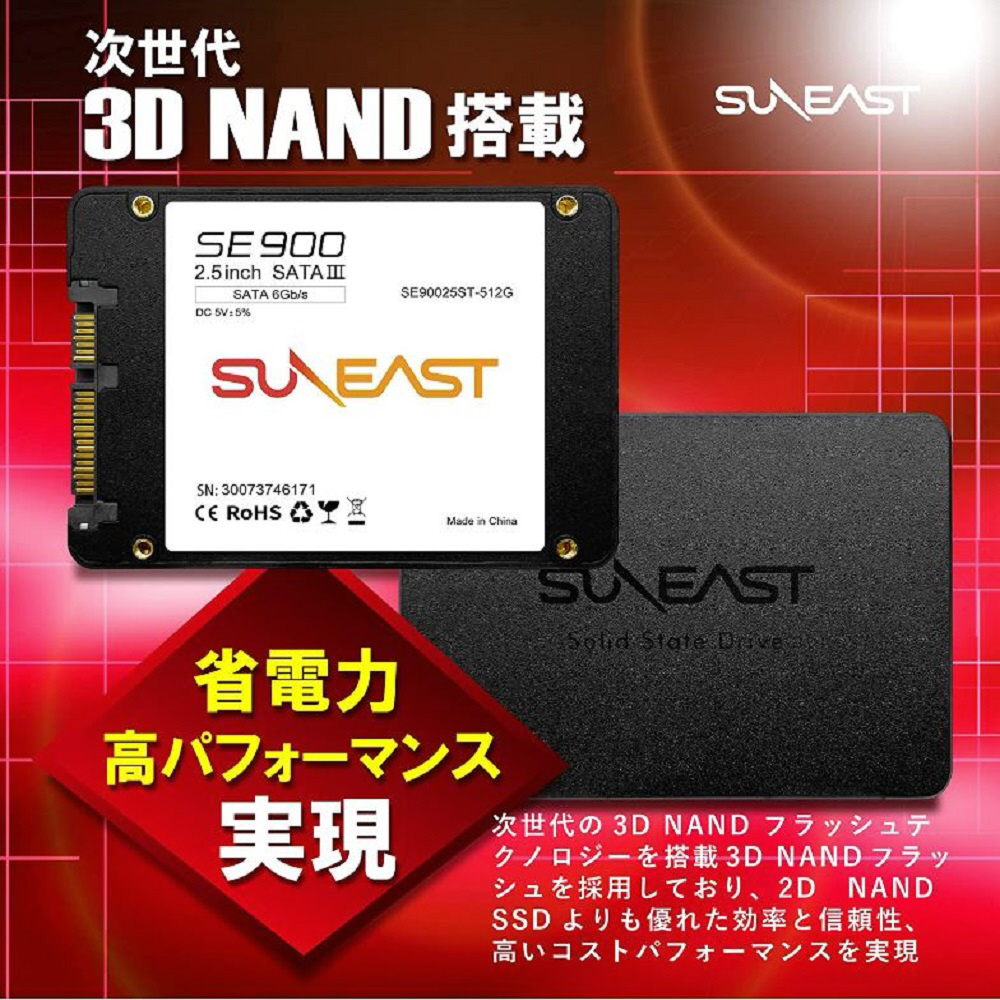 【SSD 1TB】SUNEAST SE90025ST-01TB w/Mount
