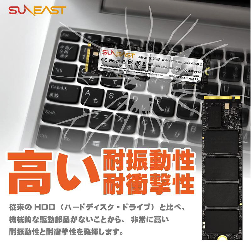 内蔵SSD PCI-Express接続 SE900 SE900NVG3-01TB ［1TB /M.2］｜の通販