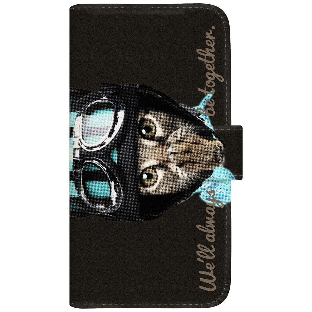 NYAGO iPhone 15 Pro Max 厚手手帳型ケース ライダー ソラちゃん 肉球