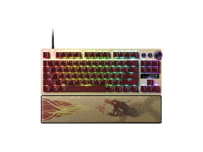 ゲーミングキーボード＋リストレスト(ラピッドトリガー対応) Huntsman