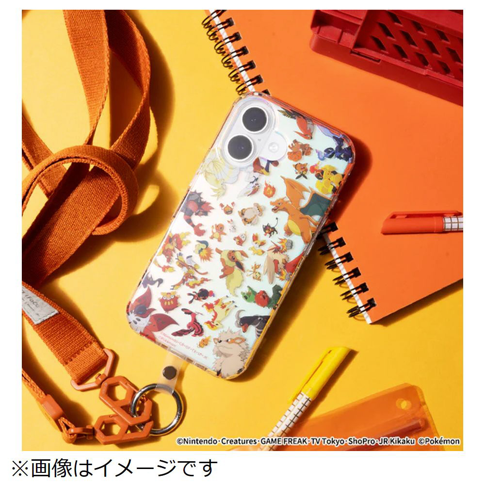 taku_001さ商品 iPhone 17専用]ポケモン HIGHER ハイブリッドケース ほのおタイプ 669