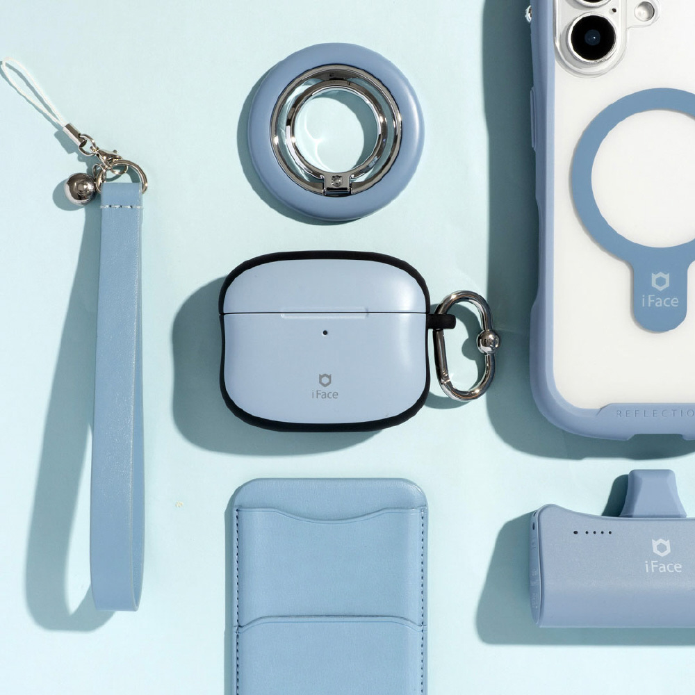 AirPods Pro 3対応 First Class KUSUMIケース iFace くすみブルー 41