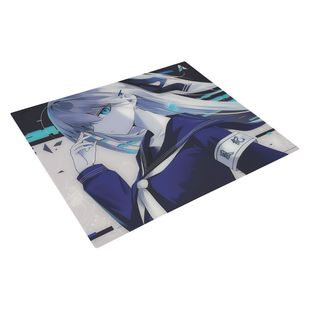 Avus Gear First Edition UWI うい 風紀委員の限定アートが描かれたガラスマウスパッド「Avus Gear First