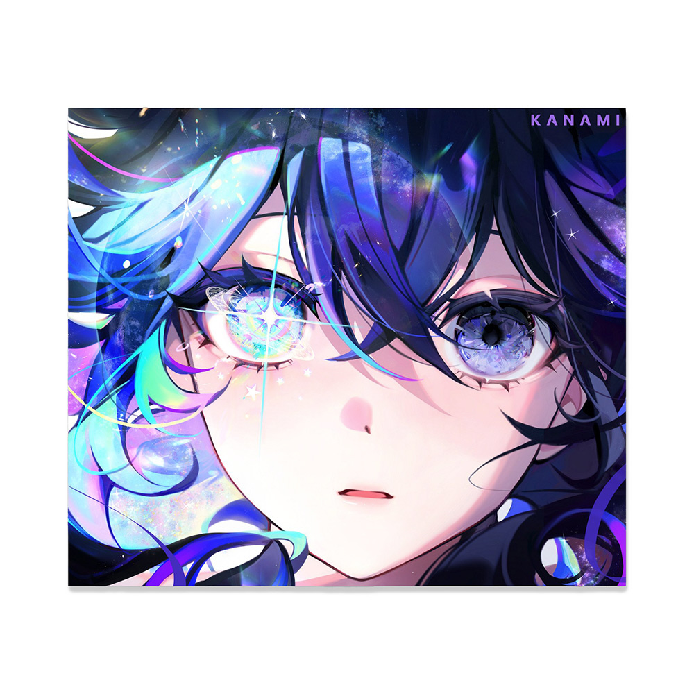 ゲーミングマウスパッド [490x430x3mm] ガラスマウスパッド Hoshino