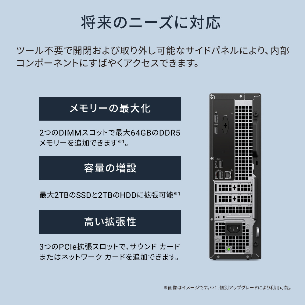 SD20-GH Dell スリム ECS1250 SD20-GH Core i3-14100/メモリ：8GB/SSD