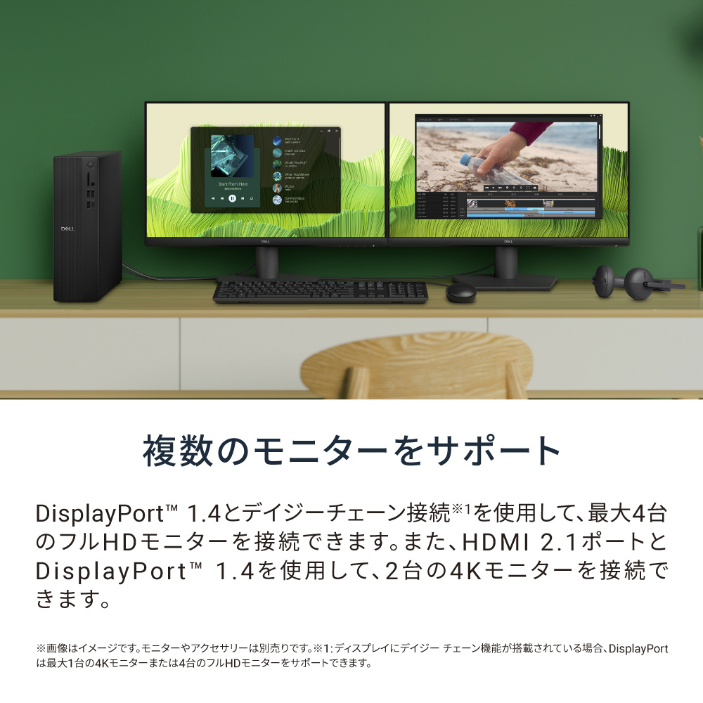 SD20-GH Dell スリム ECS1250 SD20-GH Core i3-14100/メモリ：8GB/SSD