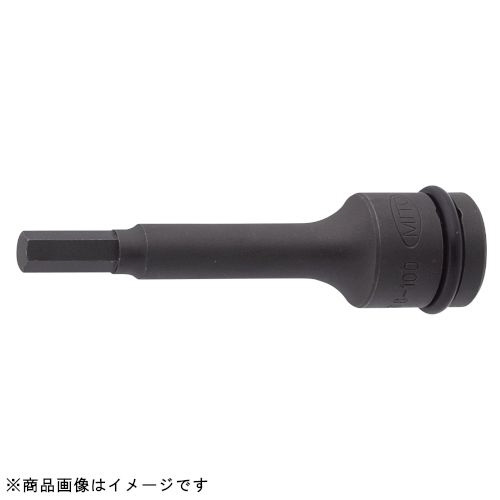 P4HT5-100 1/2インチヘックスソケット パワータイプ ロング 100x5mm