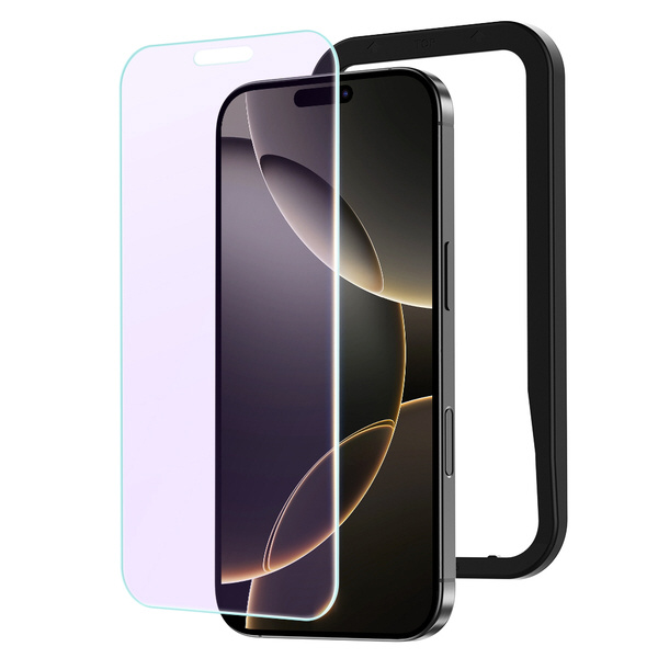 iPhone 16 Plus 6.7inch ガラスフィルム ブルーライトカット35% レンズ