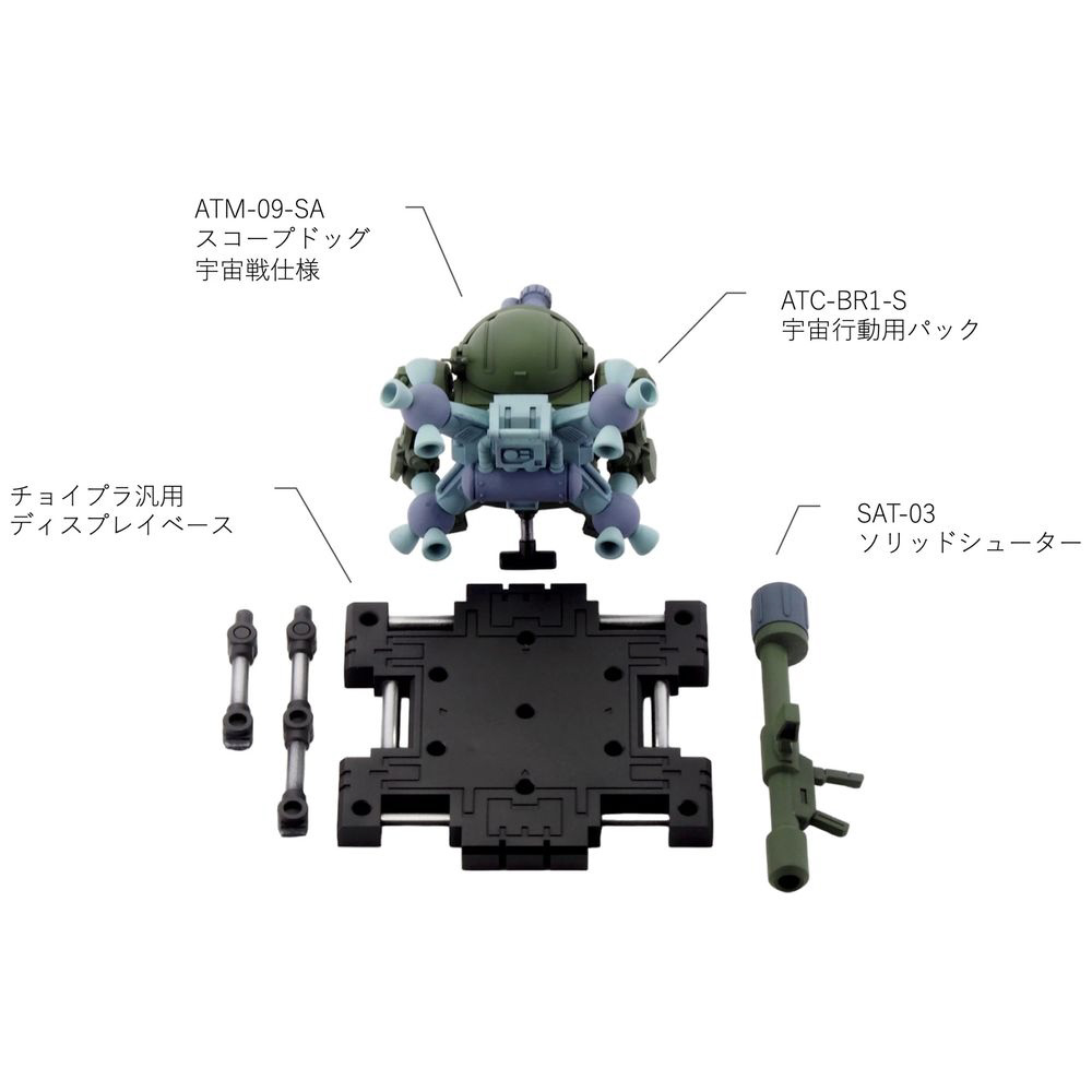 チョイプラ No.022 装甲騎兵ボトムズ スコープドッグ ラウンド