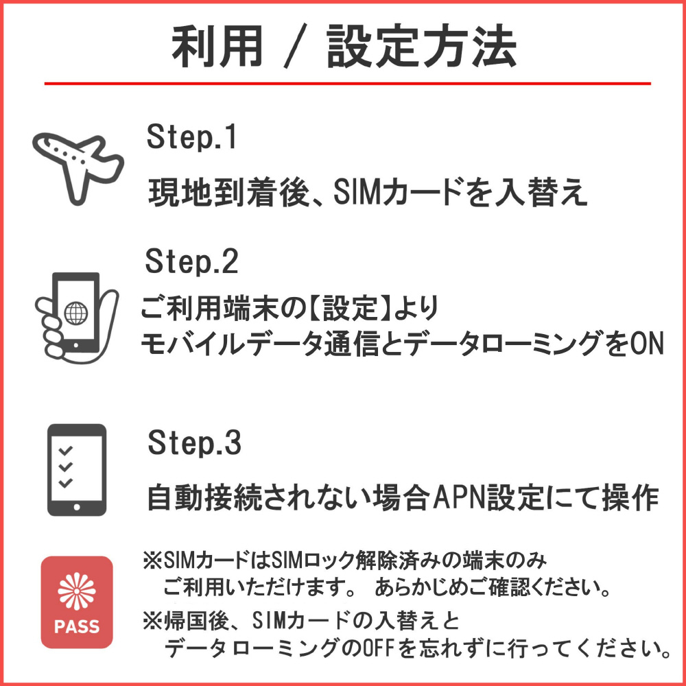 DHA SIM for USA ハワイ・アメリカ本土用 4G/LTEプリペイデータSIM 8GB30日  米国内50時間＆日本含む10か国100分の無料通話付 ATT回線 DHA-SIM-047 ［マルチSIM］｜の通販はソフマップ[sofmap]