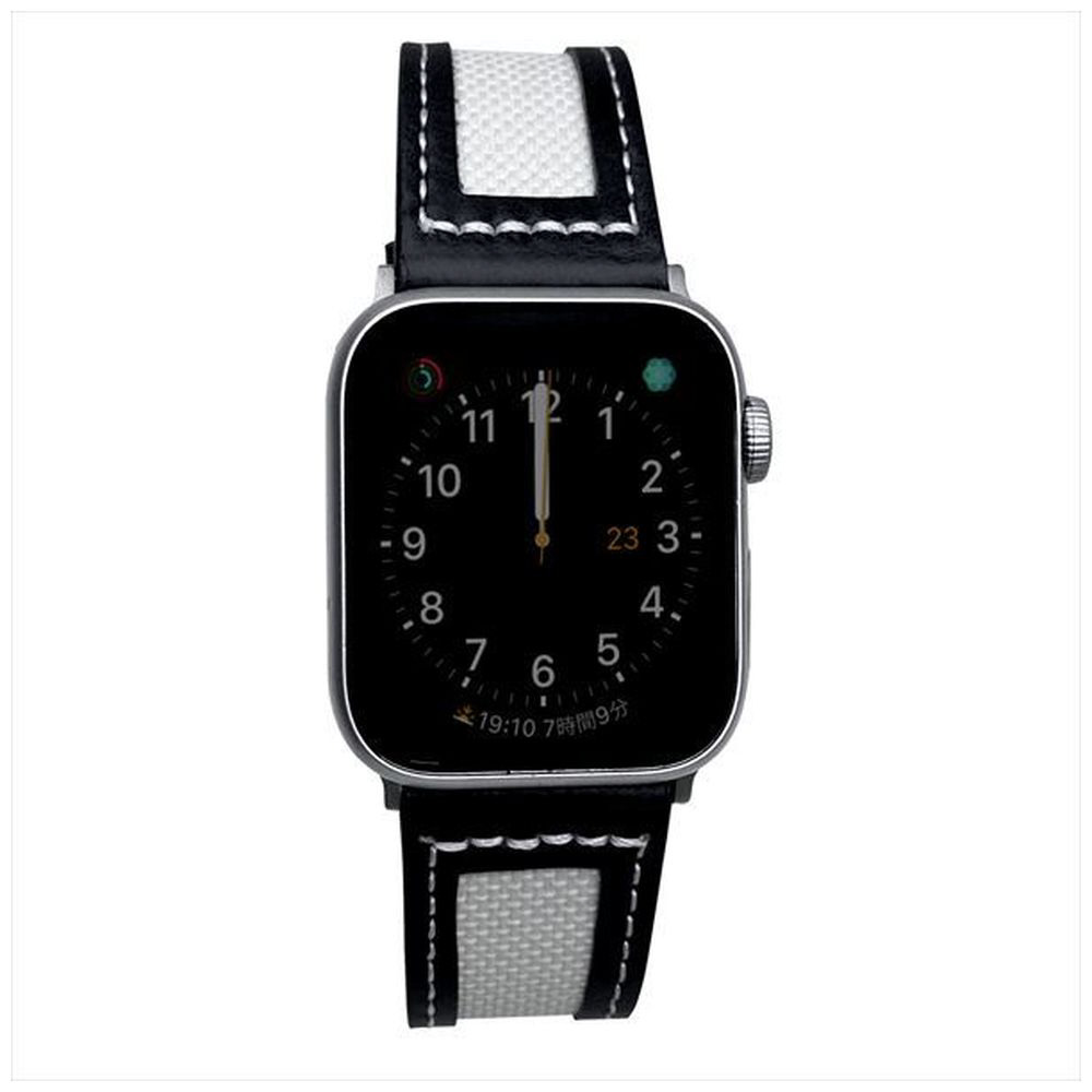 レザーエッジ＆ファブリック for Apple Watch 38/40/41mm ブラック PSNLEFW7S-BK｜の通販はソフマップ[sofmap]