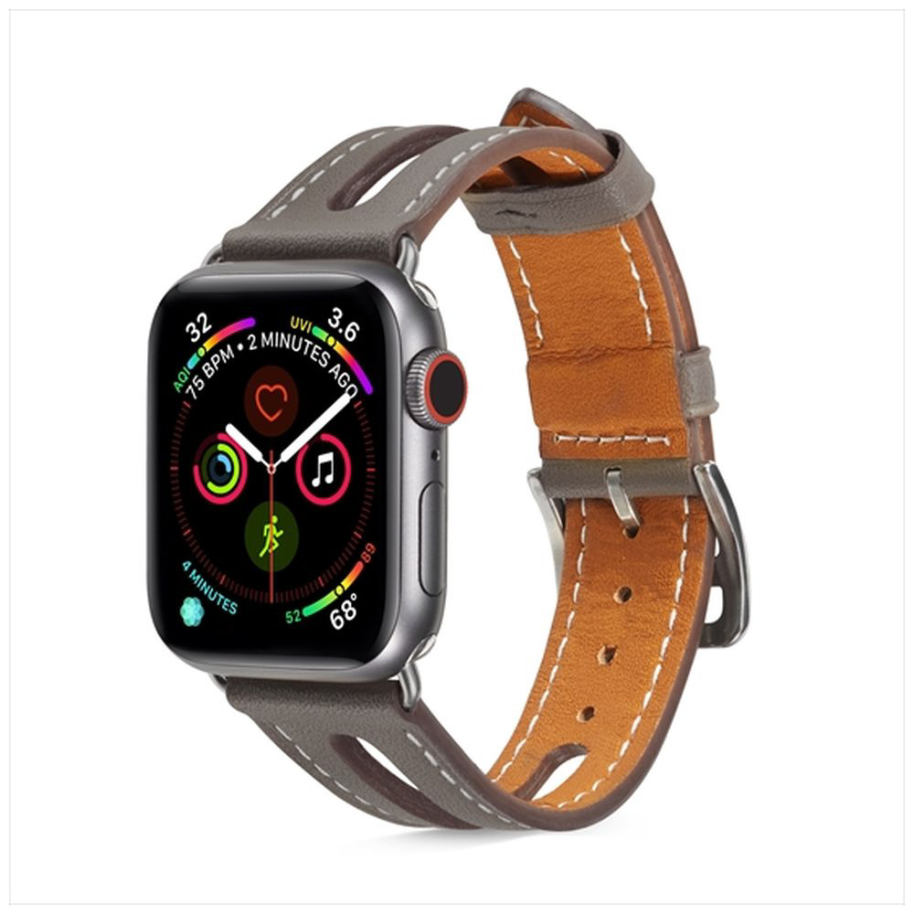 Apple Watch ラバーバンド ML 42 44 45mm グレー