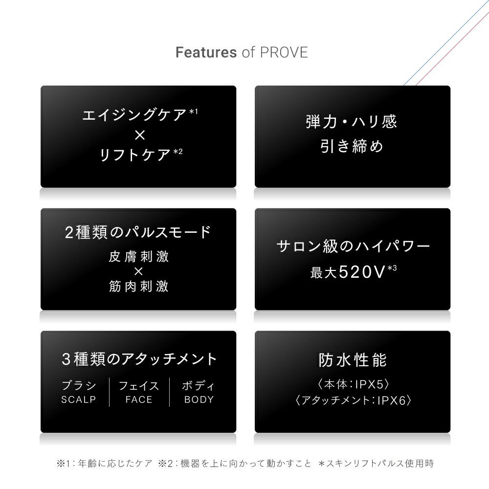 未使用品 MYTREX PROVE トータルリフト美顔器 MT-PV22B - その他