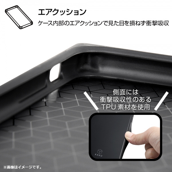 iPhone XS / X /グレムリン/耐衝撃ガラスケース KAKU/GREMLINS