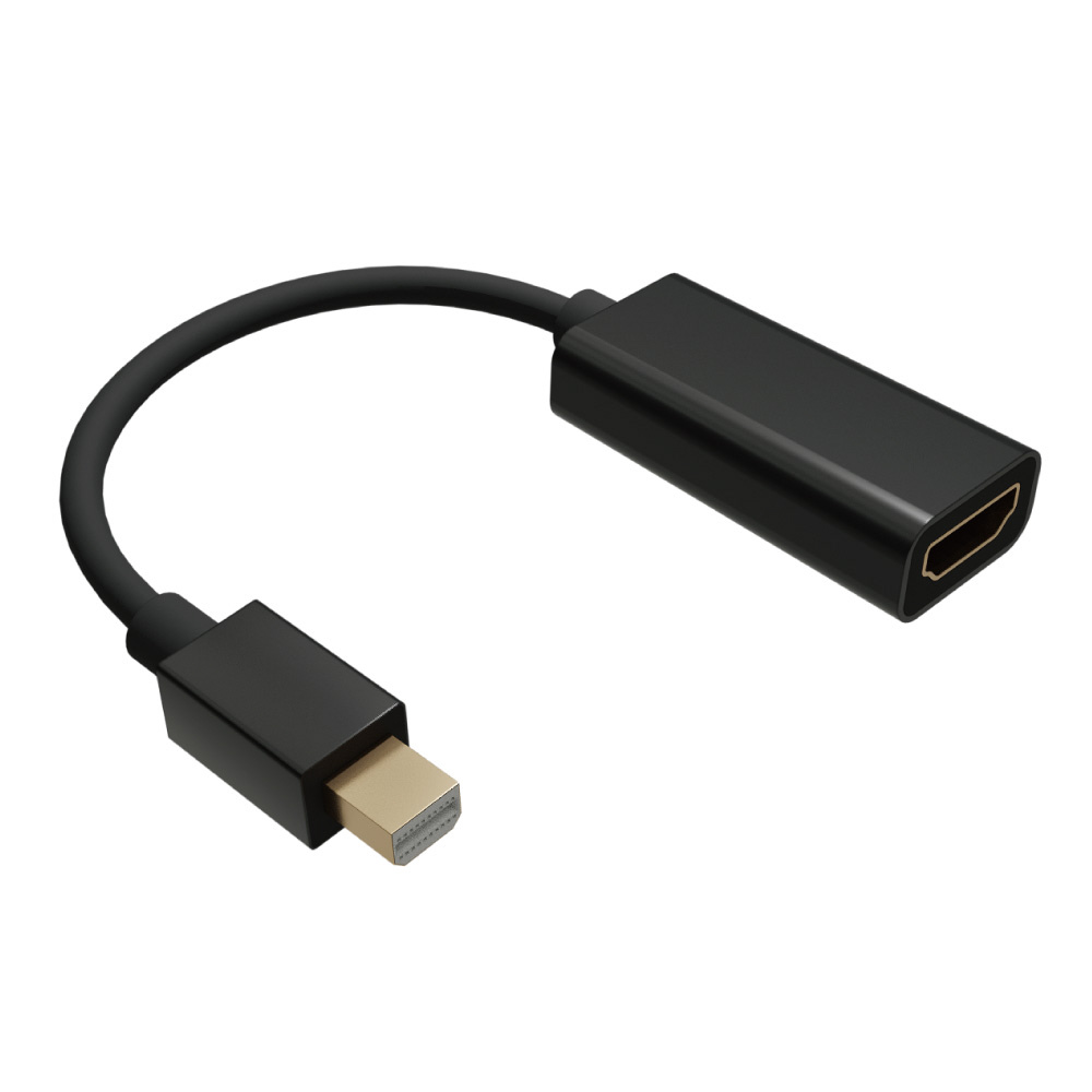 映像変換アダプタ [miniDisplayPort オス→メス HDMI] ブラック SD