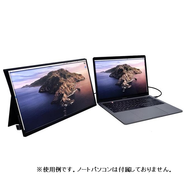 USB-C接続 PCモニター PROMETHEUS MONITOR ブラック UQ-PM15FHDNT