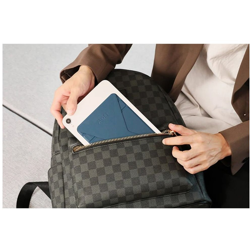 MOFT Dynamic Folio 13inch ミストブルー 新品未使用 MOFT Snap-On iPhone Magsafe対応スタンド ディープブルー MOVAS