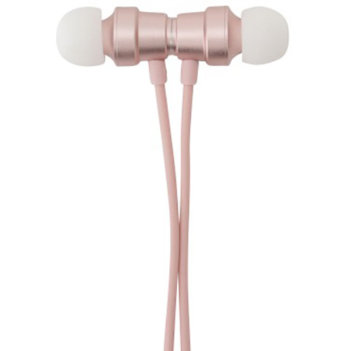 ブルートゥースイヤホン カナル型 PLAYFUL ピンク QB-081CPK ［ネック