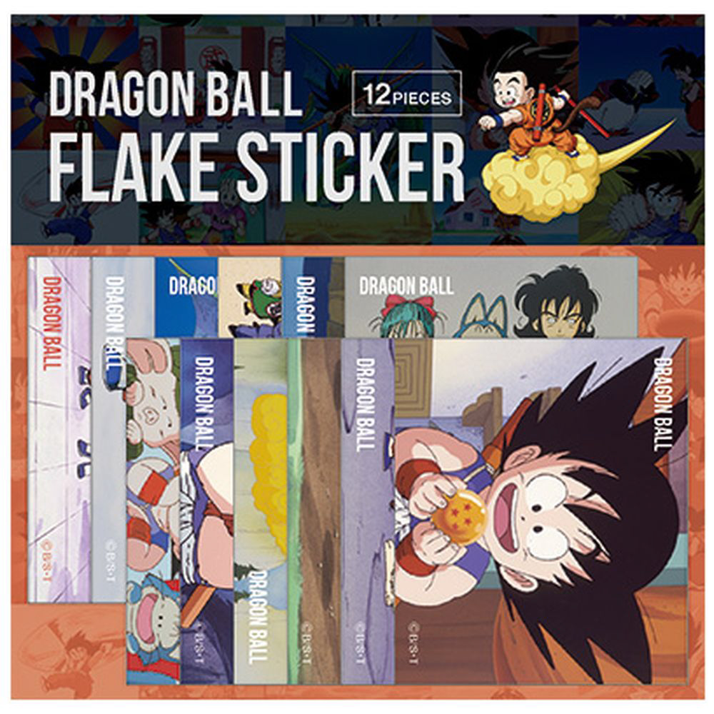 フレークステッカー 名場面 (Φ40mm) ドラゴンボール｜の通販は
