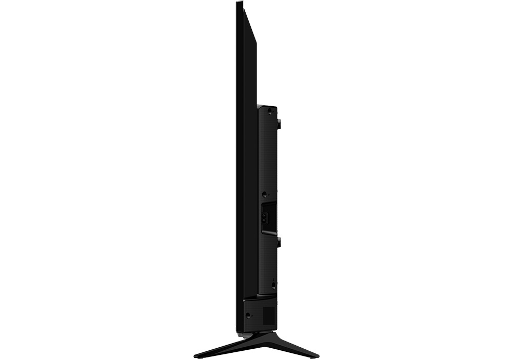 液晶テレビ 前面:ヘアラインブラック 背面:マットブラック 43A6100  