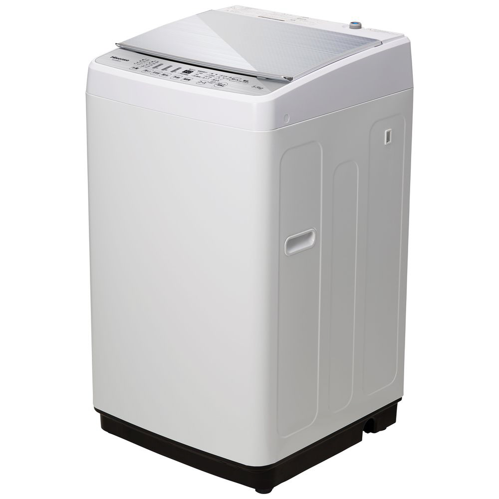 全自動洗濯機 ホワイト HW-G55B-W ［洗濯5.5kg /乾燥機能無 /上開き］