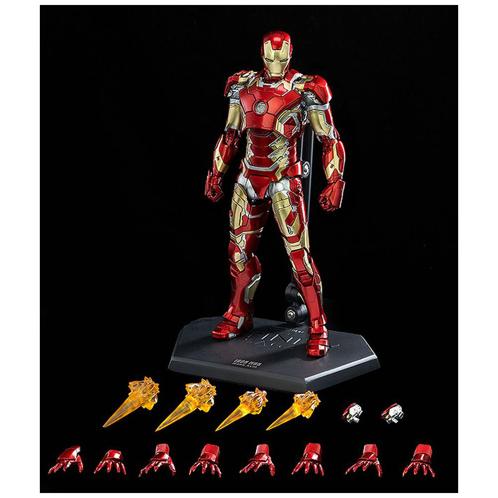 金属製塗装済み可動フィギュア 1/12 Scale Infinity Saga DLX Iron Man ...