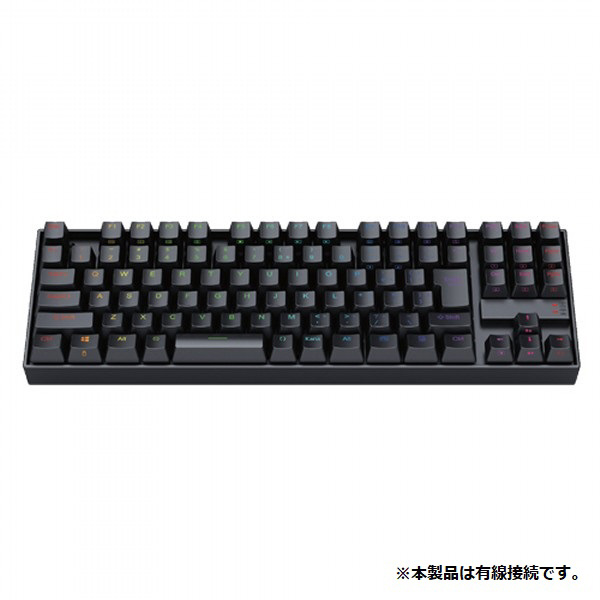 ゲーミングキーボード 銀軸92KEY ブラック K552RGB-JPTI ［有線