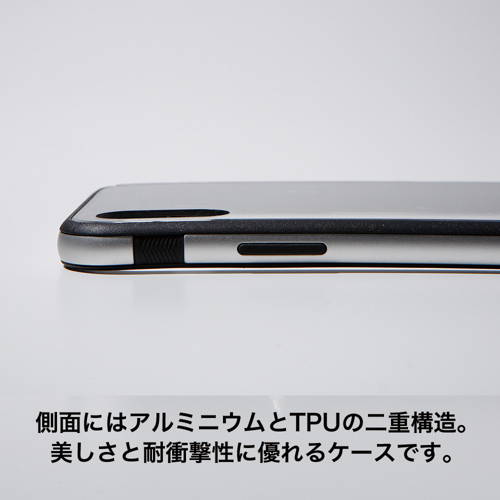 Iphone Xr 6 1インチ用 ガラス Tpu アルミ複合素材ケース エメラルドグリーン Bks Ip18mtggagn Iphone Xr 6 1インチ用ケースの通販はソフマップ Sofmap