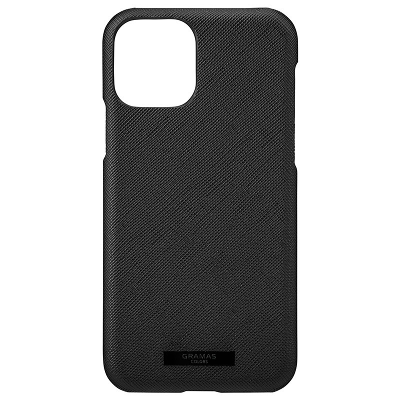EUROpassione PU Leather Shell for iPhone 11 Pro 5.8インチ BLK CSCEP-IP01BLK