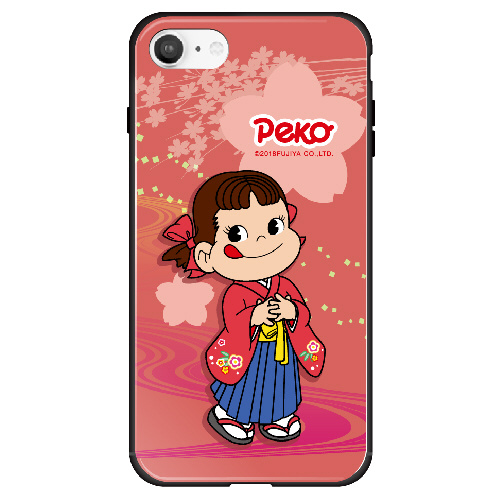 Iphone Se 第2世代 8 7 不二家 ガラスハイブリッド O ペコ和柄ピンク Ghp7050 Bk O Ipse2 Iphone Se 第2世代 4 7インチ ケースの通販はソフマップ Sofmap
