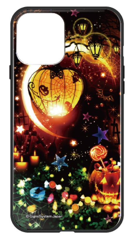 Iphone 12 12 Pro 幻想デザイン ガラスハイブリッド N Ghp7053 Bk N Ip12 マジカルハロウィン の通販はソフマップ Sofmap