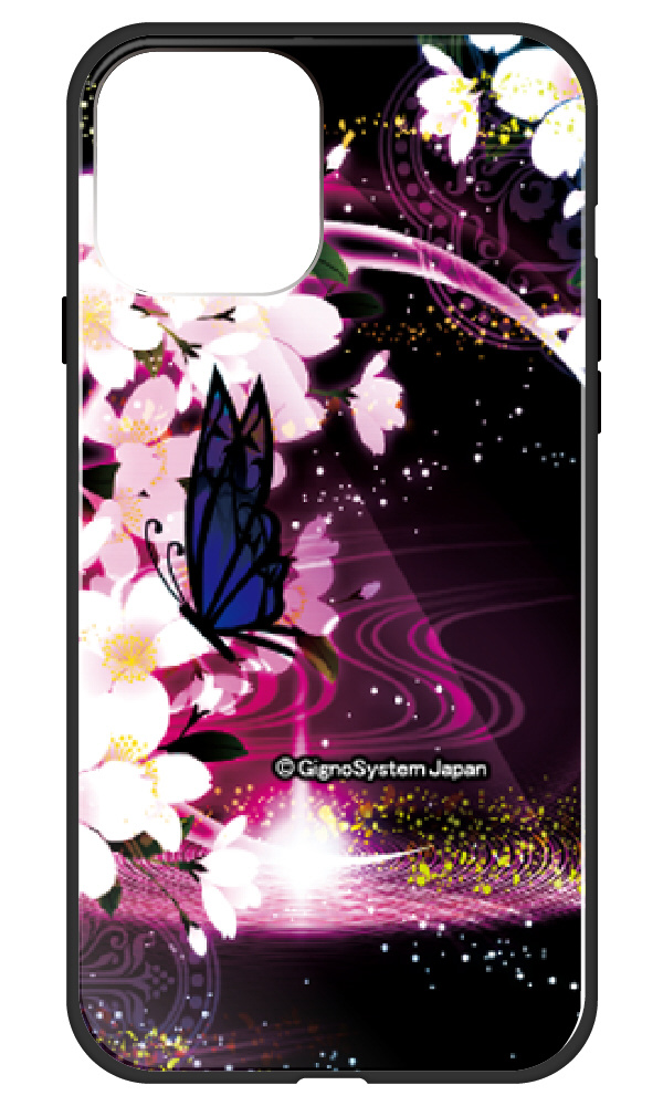 iPhone 13 幻想デザイン ガラスハイブリッド E. 蝶と桜｜の通販はソフマップ[sofmap]