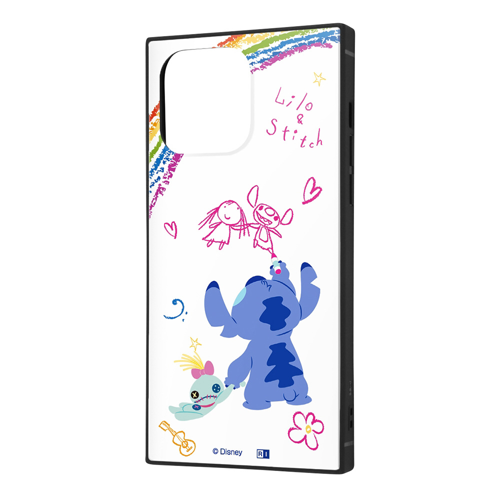 iPhone 14 Pro Max 6.7インチ 『ディズニーキャラクター』/耐衝撃ハイブリッドケース KAKU 『リロ＆スティッチ/落書き』  イングレム IQ-DP39K3TB/ST001｜の通販はソフマップ[sofmap]