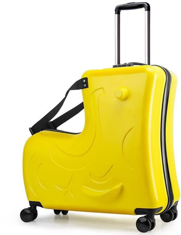 kidsTravel キッズトラベル 子供が乗れるスーツケース レモン