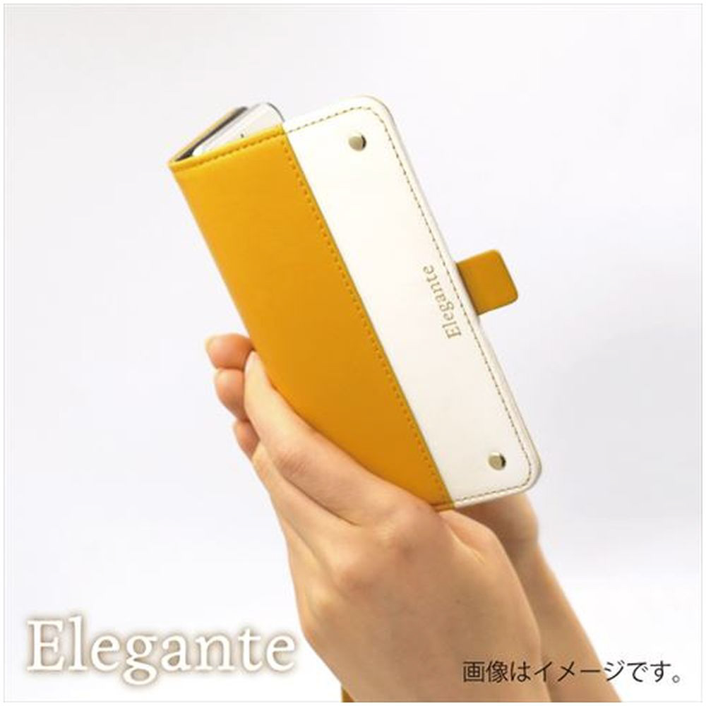 iPhone 12 mini 手帳型ツートンケース ストラップ付｜の通販は
