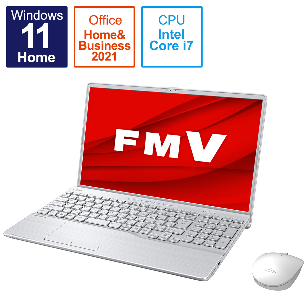 ノートパソコン LIFEBOOK AH53/G2 ファインシルバー FMVA53G2S