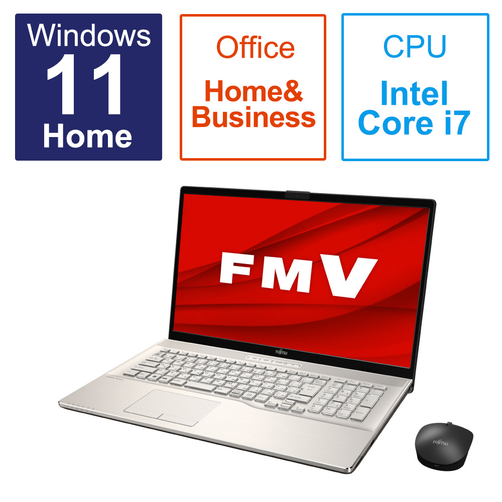 ノートパソコン FMV LIFEBOOK NH90/H1 シャンパンゴールド FMVN90H1G