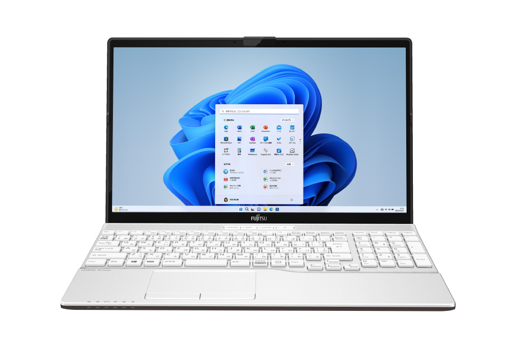 笔记本电脑FMV LIFEBOOK AH45/H1高级白FMVA45H1W[15.6型/Windows11