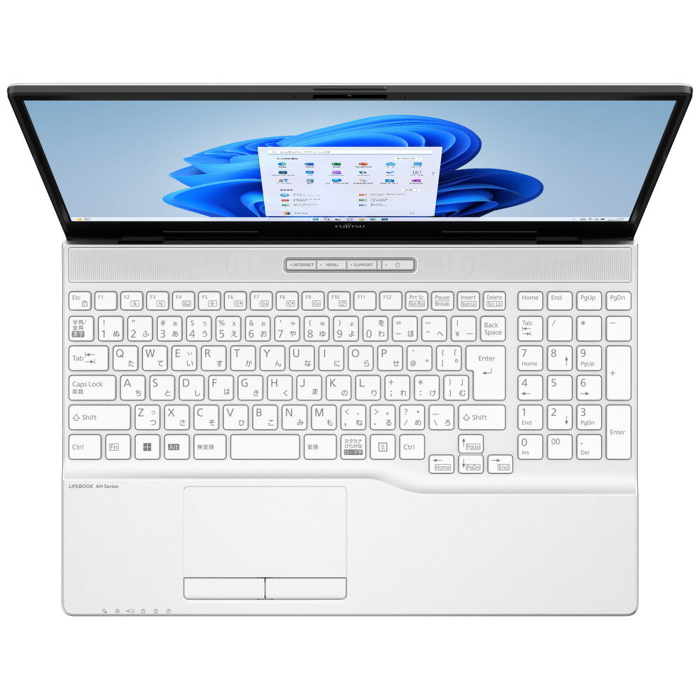 ノートパソコン FMV LIFEBOOK AH500/H アーバンホワイト FMVA500HW ［15.6型 /Windows11 Home  /intel Core i7 /メモリ：16GB /SSD：512GB /WPS Office /日本語版キーボード  /2023年7月モデル］｜の通販はソフマップ[sofmap]