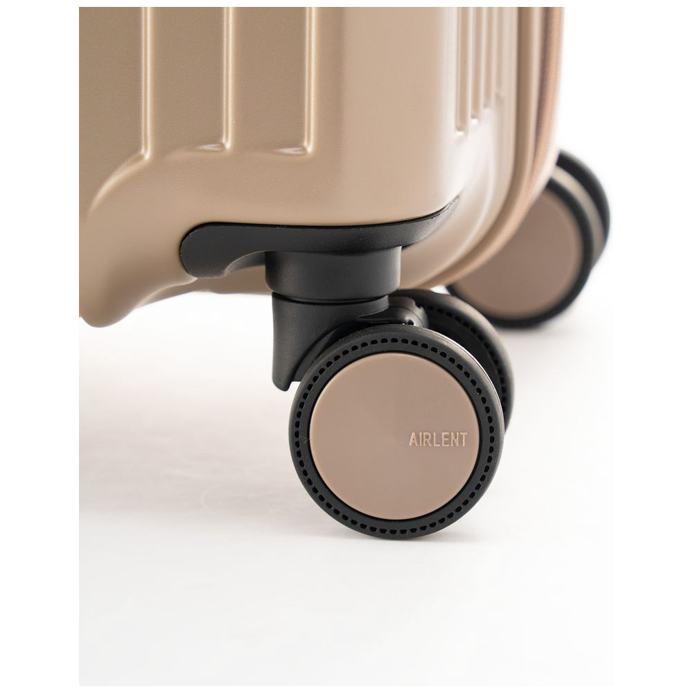 スーツケース ジッパータイプ 104L 拡張機能付き マットブラック ALI