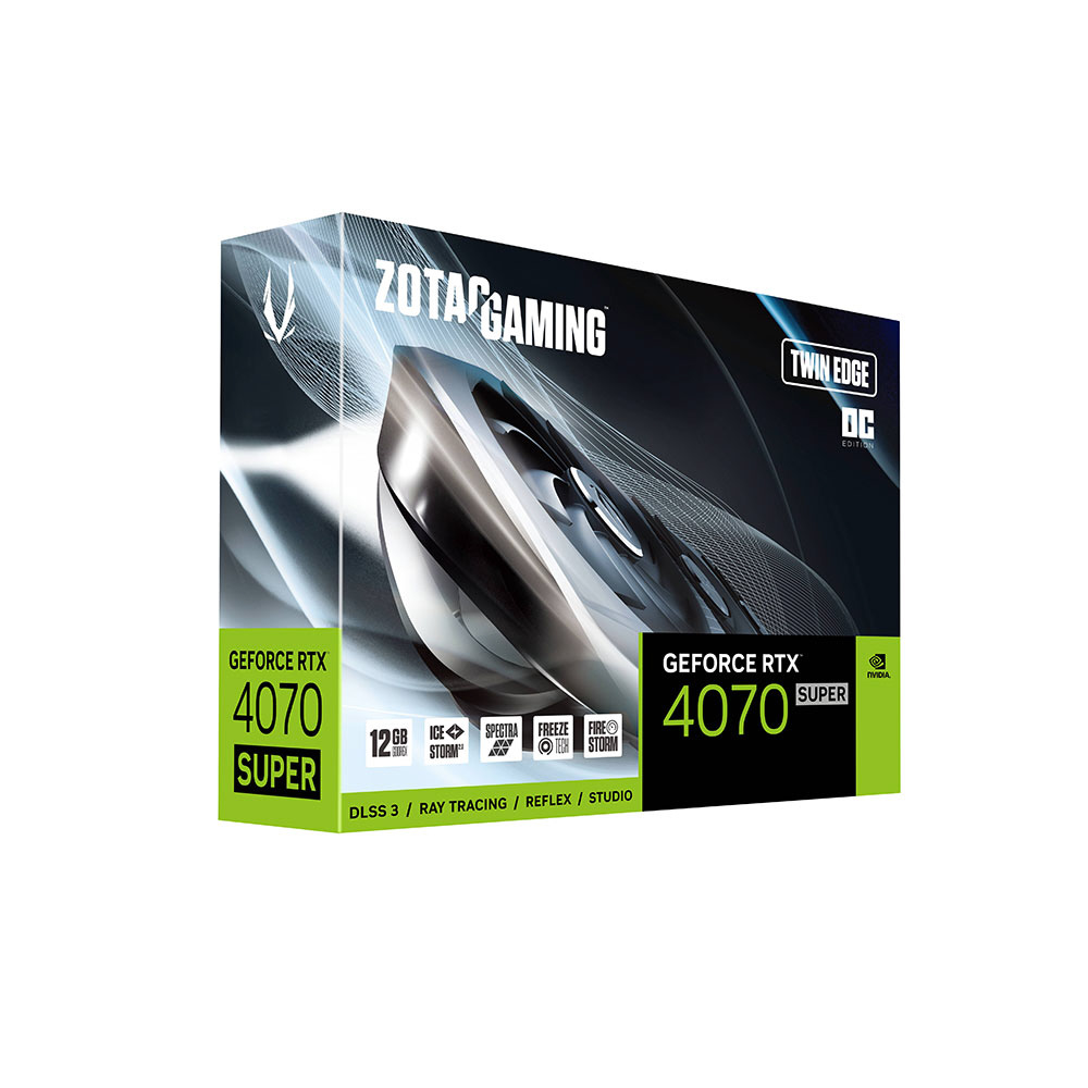 ゲーミンググラフィックボード RTX 4070 SUPER Twin Edge OC ZT-D40720H-10M ［GeForce RTXシリーズ  /12GB］