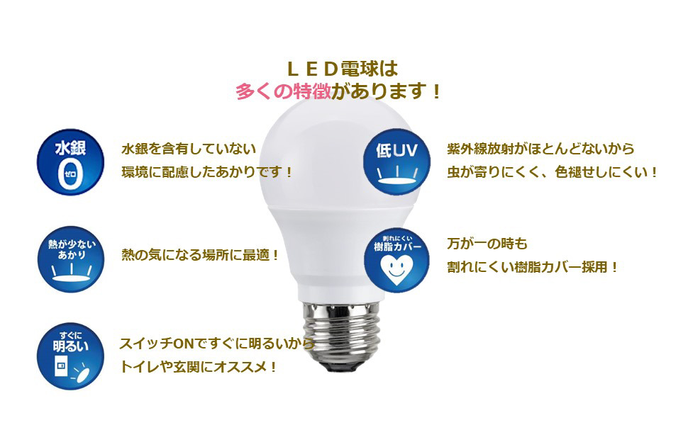 LED電球 昼光色 LDA4D-G/K40XOB ［E26 /一般電球形 /40W相当 /昼光色