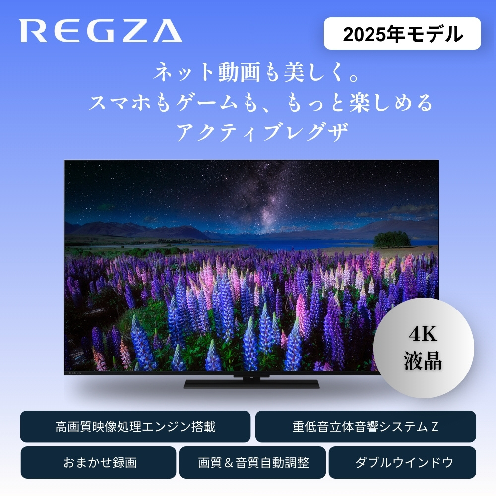 液晶テレビ REGZA(レグザ) 43Z670R [43V型 /4K対応 /BS・CS 4K 液晶テレビ REGZA(レグザ) 43Z670R [43V型 /4K対応 /BS・CS 4K