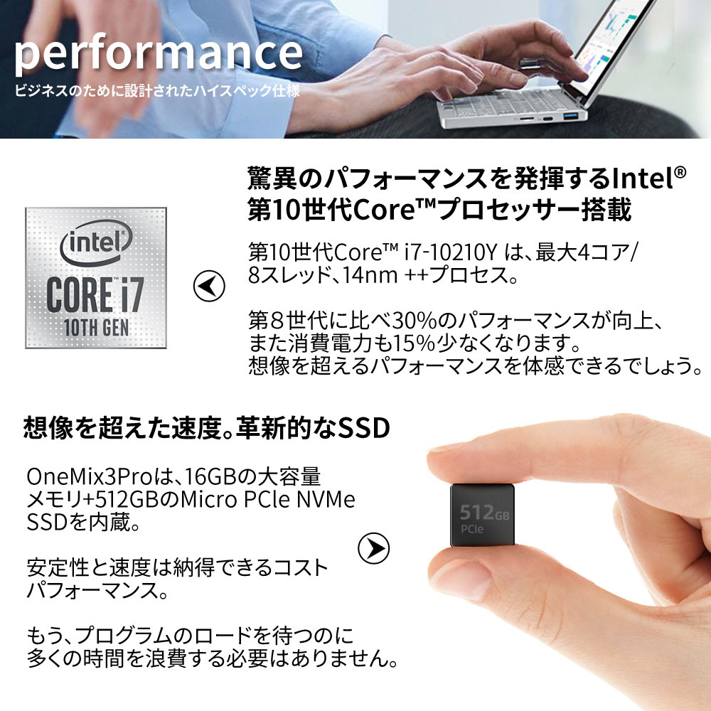 買取】ノートパソコン OneMix3Proプラチナエディション グレーブラック ONEMIX3PROJP-GB5 ［8.4型 /Windows10  Home /intel Core i7 /メモリ：16GB /SSD：512GB /無し  /2020年5月モデル］|ONENETBOOKTECHNOLOGYの買取価格｜ラクウル