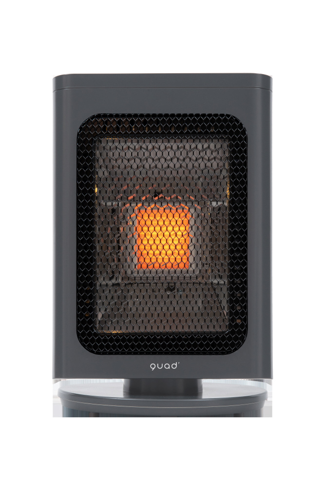 省エネリフレクトストーブ RIFLECA（リフレカ） 省エネ運転200W グレー