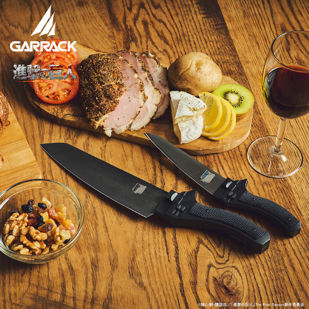 進撃の巨人　ペティナイフ ギャラック 進撃の巨人×関市の包丁超硬質ブレード包丁 ペティナイフ