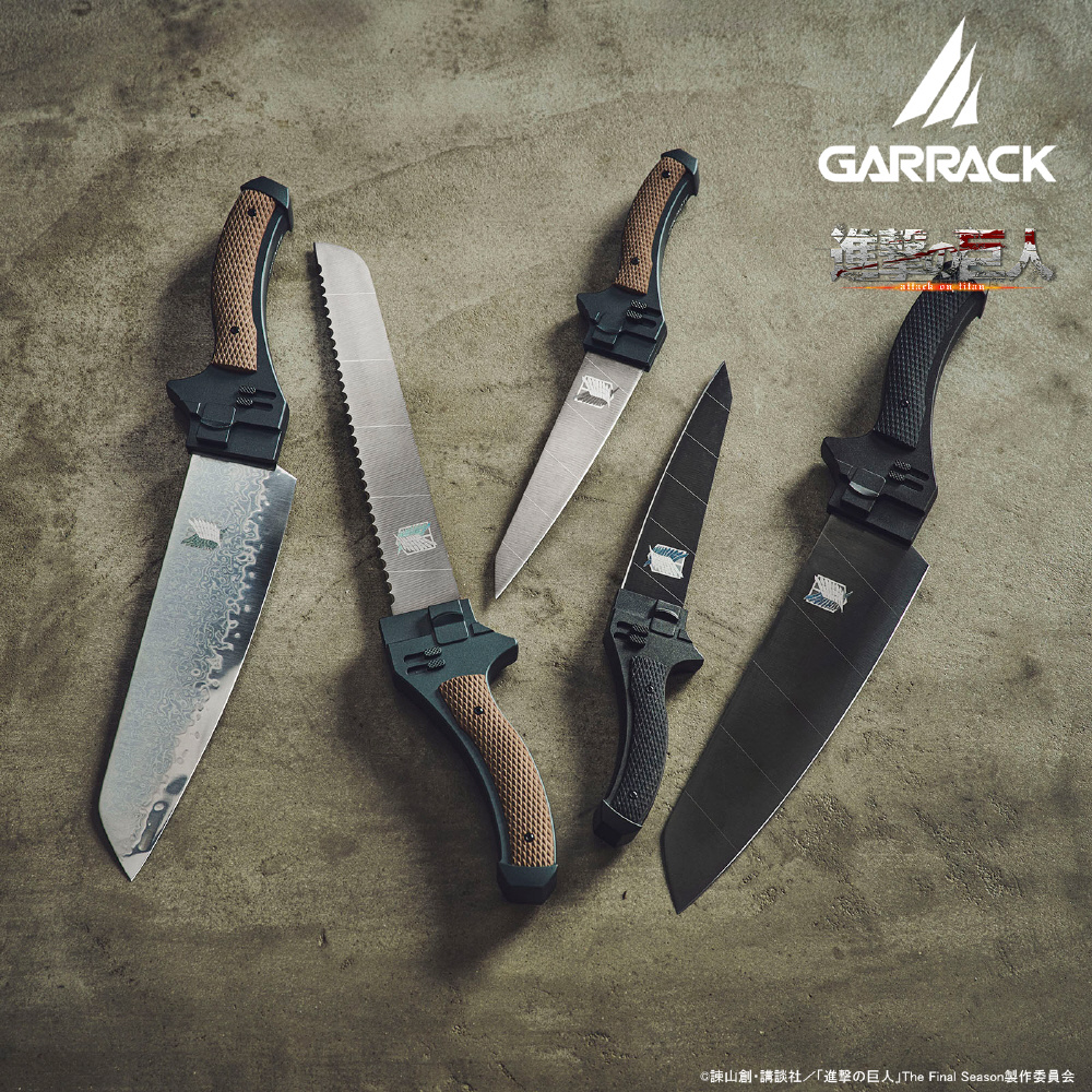 進撃の巨人　ペティナイフ 進撃の巨人×関市の包丁 超硬質ブレード包丁 ペティナイフ（NINJA ver