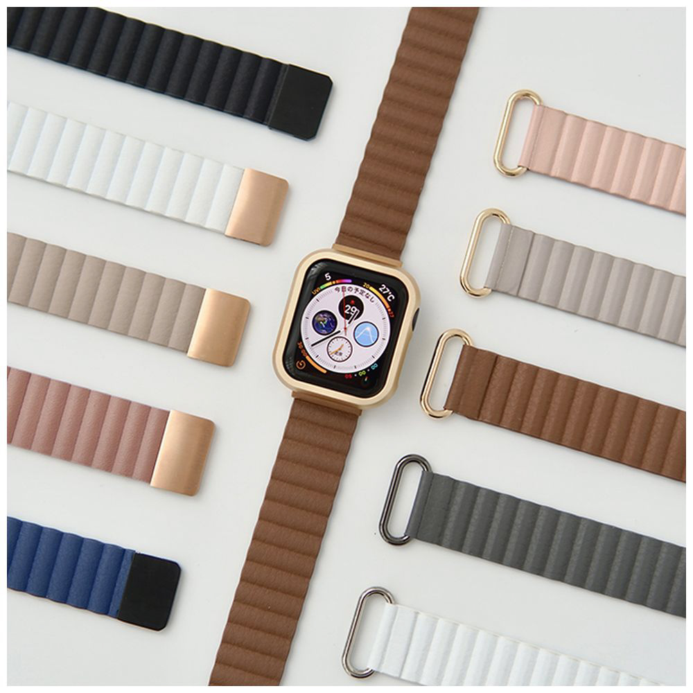 Apple Watch Series 1/2/3/4/5/6/7/8/SE1/SE2/Ultra 42/44/45/49mm  マグネット式PUレザーバンド GAACAL（ガーカル） ピンク W00186PB｜の通販はソフマップ[sofmap]