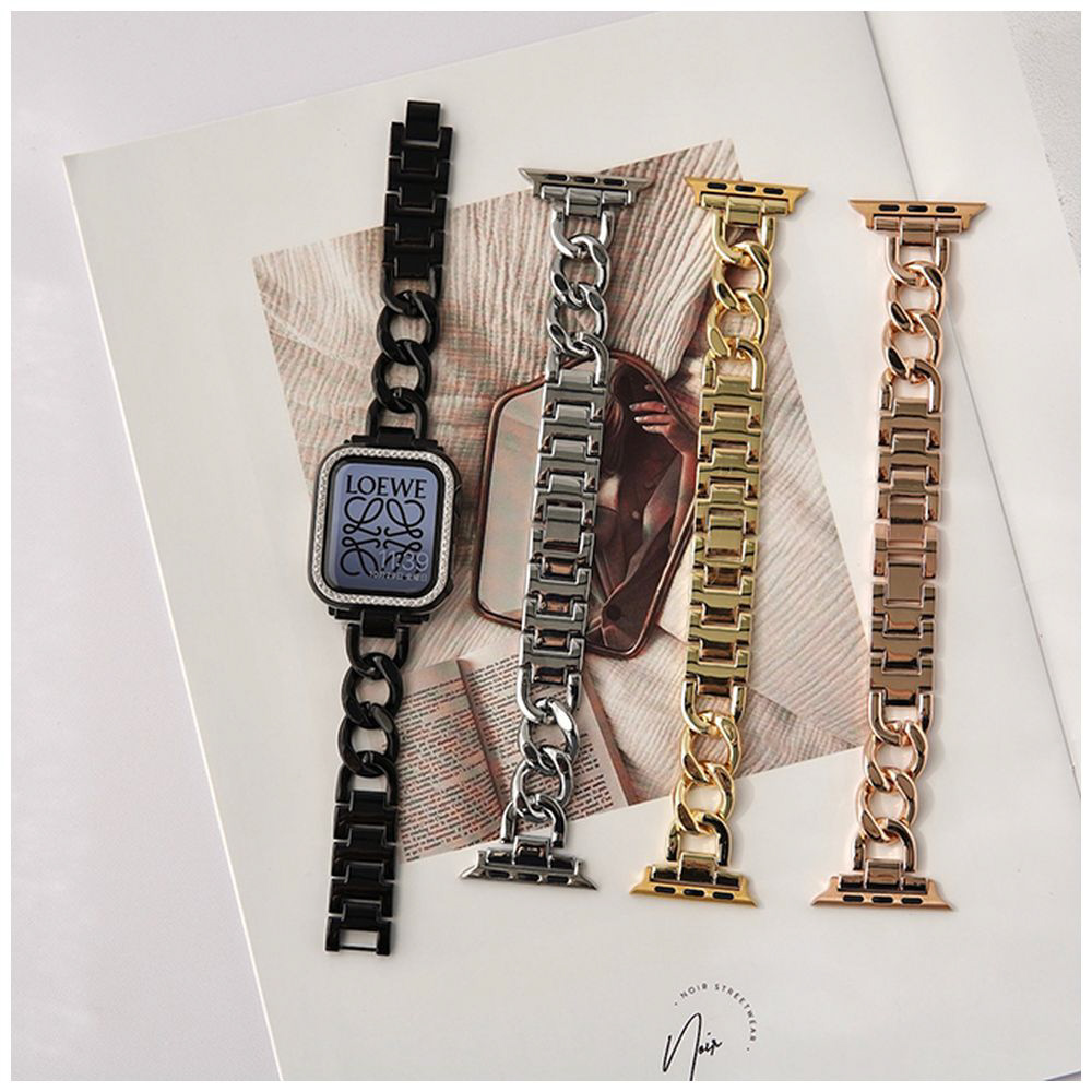 Apple Watch Series 1/2/3/4/5/6/7/8/SE1/SE2 38/40/41mm ステンレス  