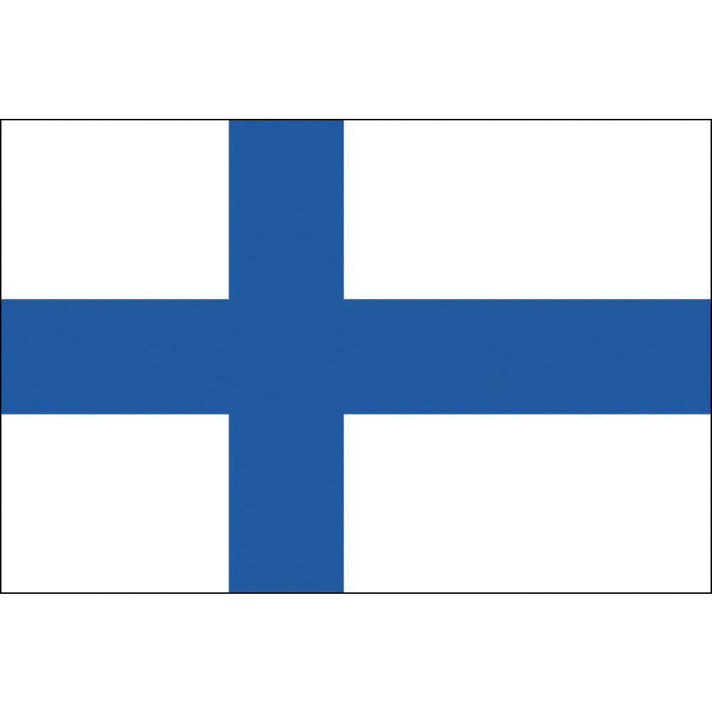 東京製旗　国旗No．1（70×105cm）　フィンランド 416643